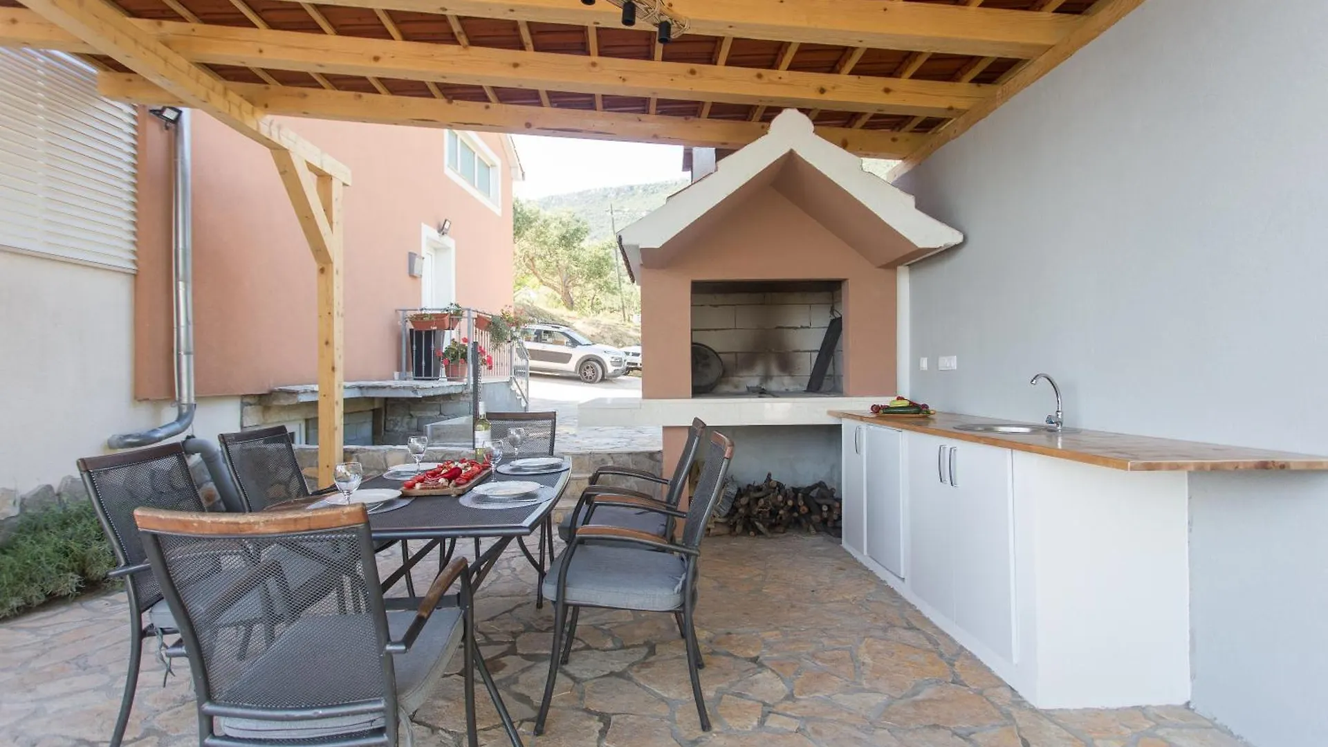 Luxury Apartment With Heated Pool&Sea And Mountain View Kroatien